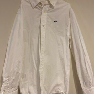 Vineyard Vines White Button Down Shirt